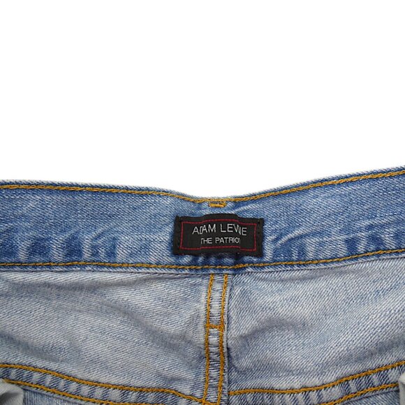 Adam Levine The Patriot Distressed Jeans Men’s 34x34 Light Wash Straight Leg - Picture 3 of 4